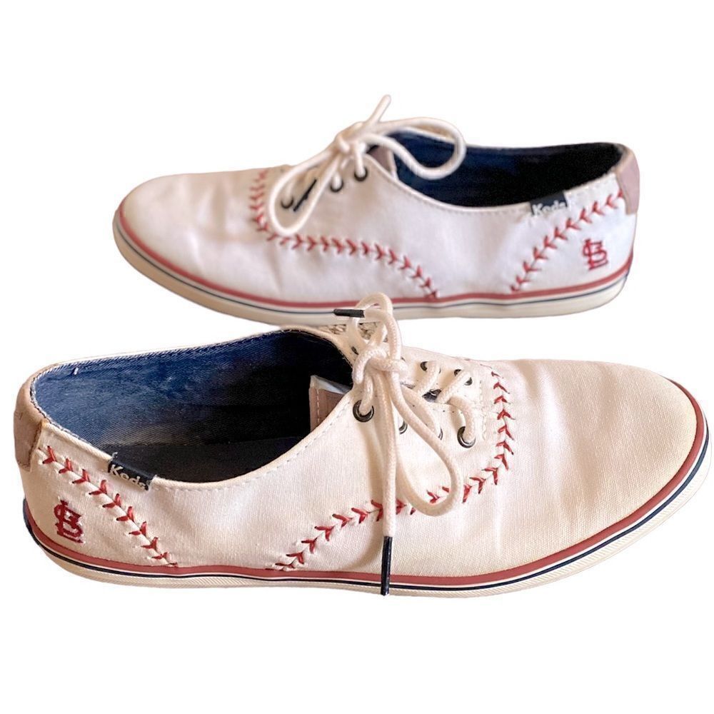 Keds MLB STL Cardinal Pennant Baseball Sneakers Size 8